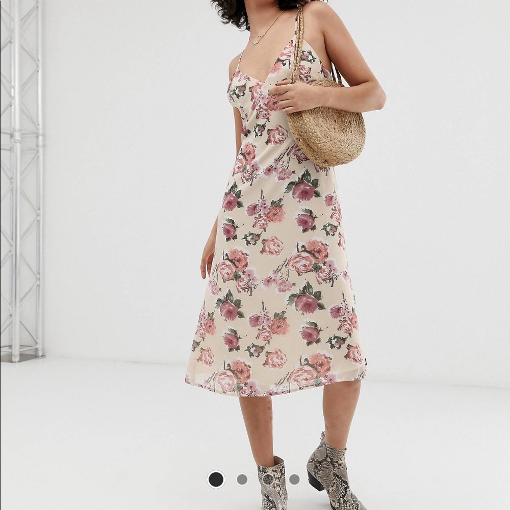 Midi Floral Slip Dress size Medium